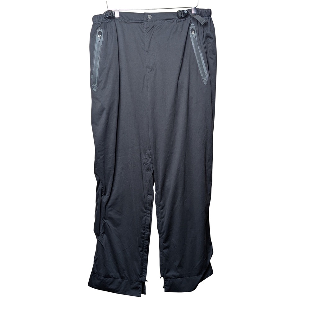 Sun Mountain Rainflex Pants Men XL Black Golf Rain Gear Waterproof Trousers